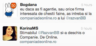 Compania de online tweets